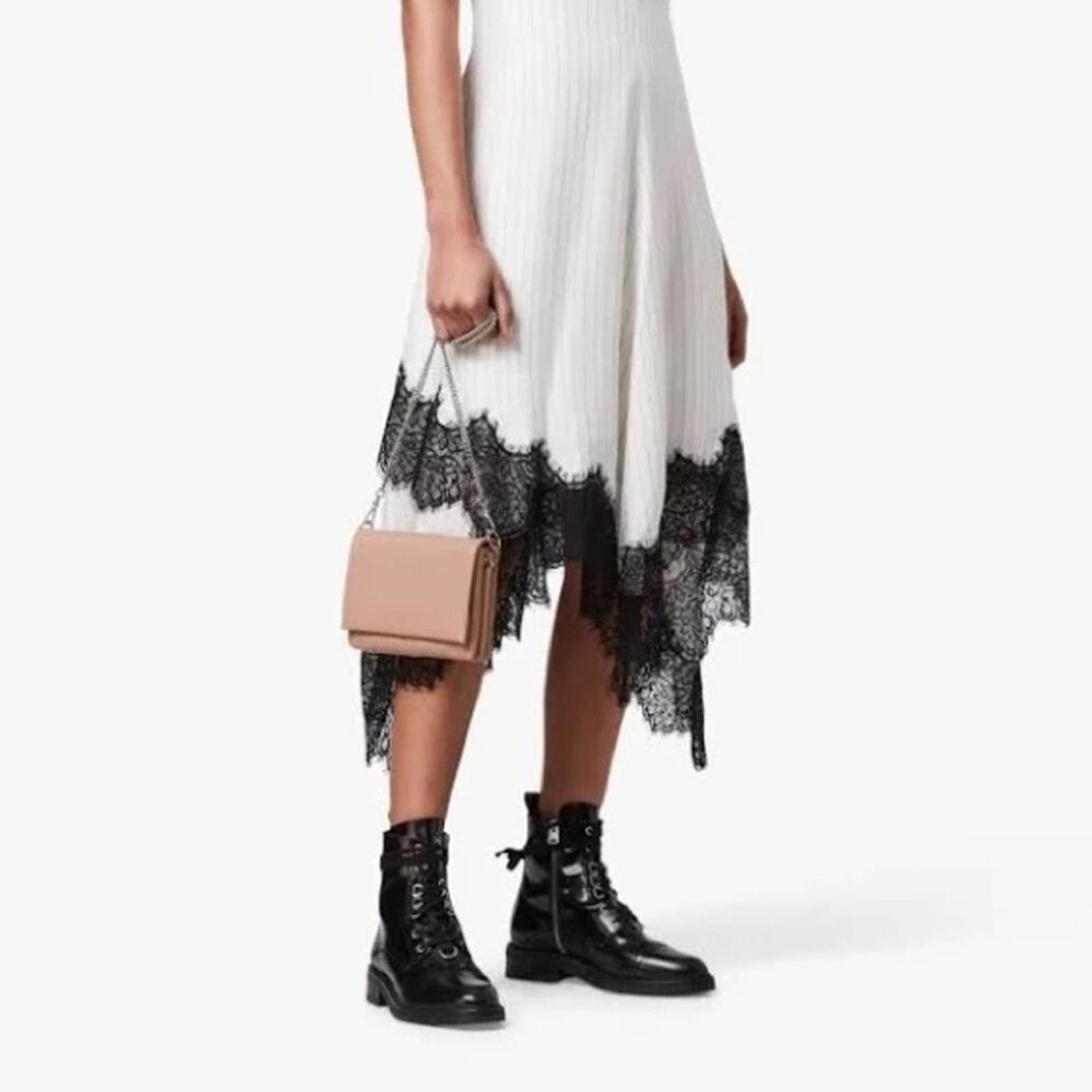 NWT AllSaints Brune Leather Shoulder Bag